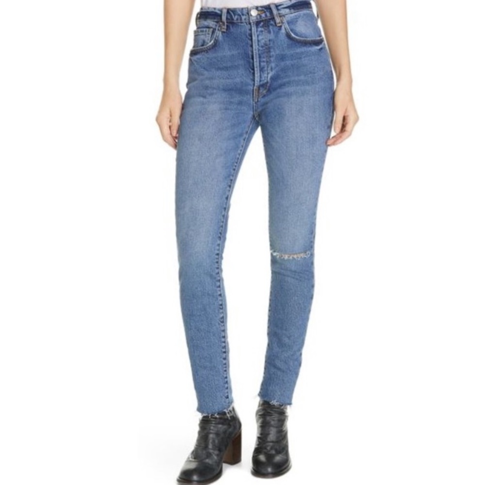 We The Free Hi Rise Distressed Stella Jeans